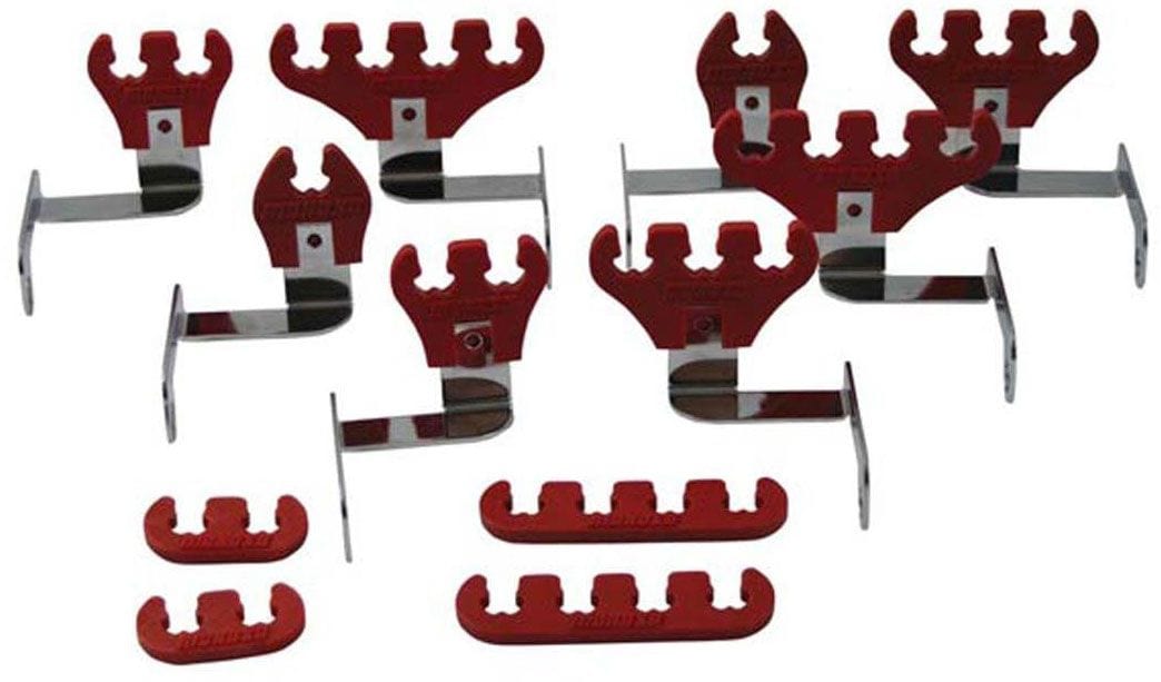 MOROSO Suit BB Chev Moroso Spark Plug Lead Separators, 7-9mm, Red MO72176 SR