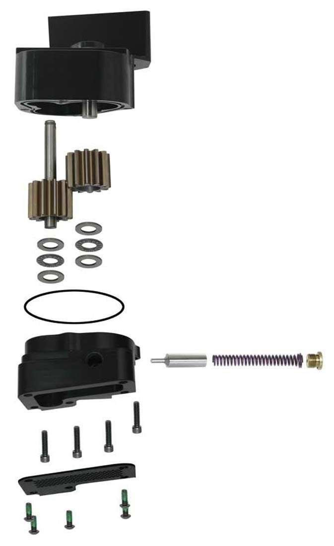 MOROSO Suit Big Block Chevy Moroso Oil Pump, Billet Aluminium, High Volume MO22163 SR