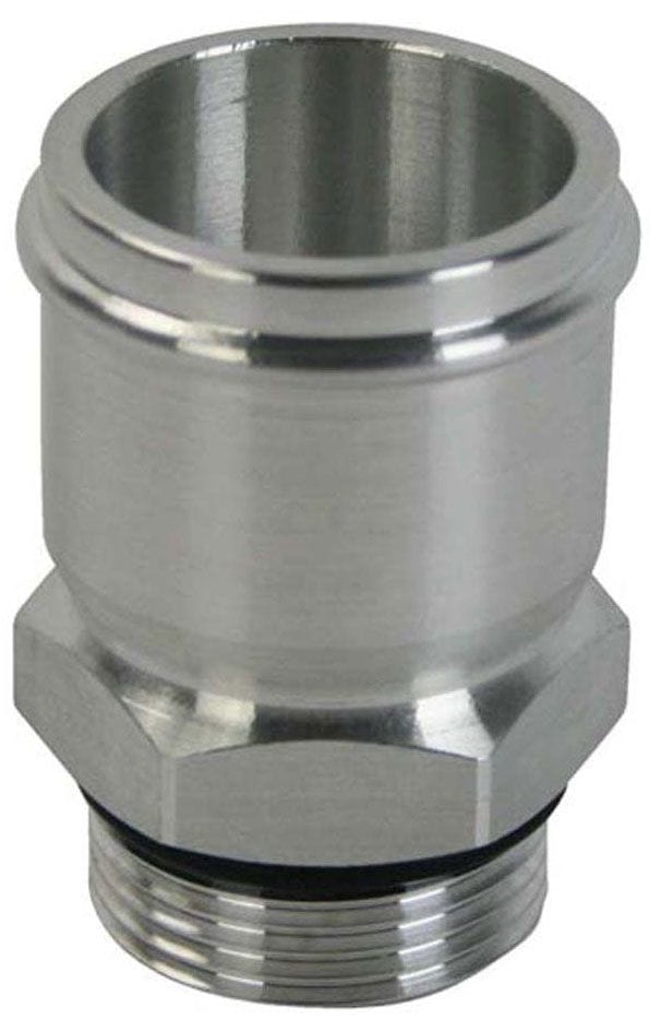 MOROSO Suit New Billet Pumps, -16AN To 1-1/2" Hose Moroso Electric Water Pump Hose Inlet MO63522 SR