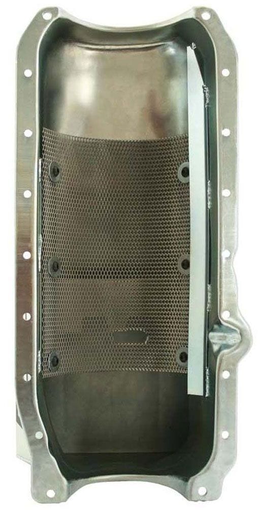 MOROSO Suit SB Chev 1980-85, R/H Dipstick, 2-Piece Main & Dart SHP Block Moroso Oil Pan, Steel, 8-1/4" Deep, 6.6L MO20201 SR