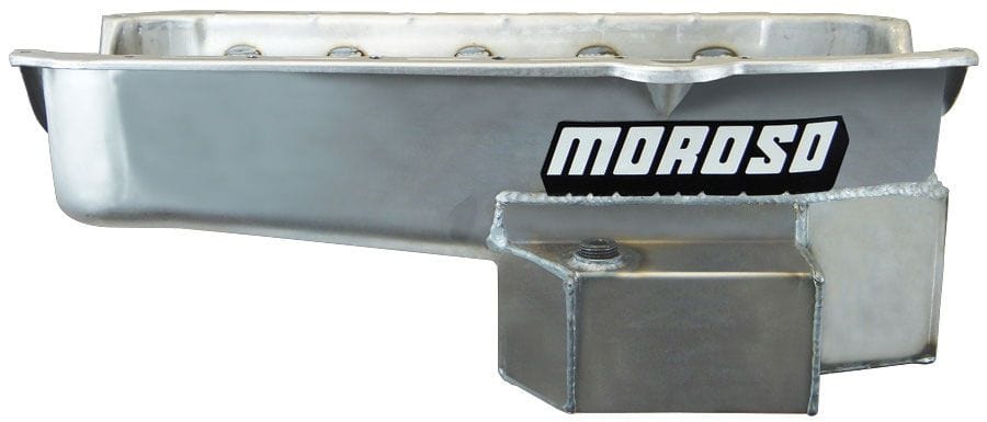 MOROSO Suit SB Chev L/H Dipstick, Pre-1980 Moroso Drag / Road Race Oil Pan, Fabricated Steel, 7-1/2" Deep, 6.62L MO21813 SR