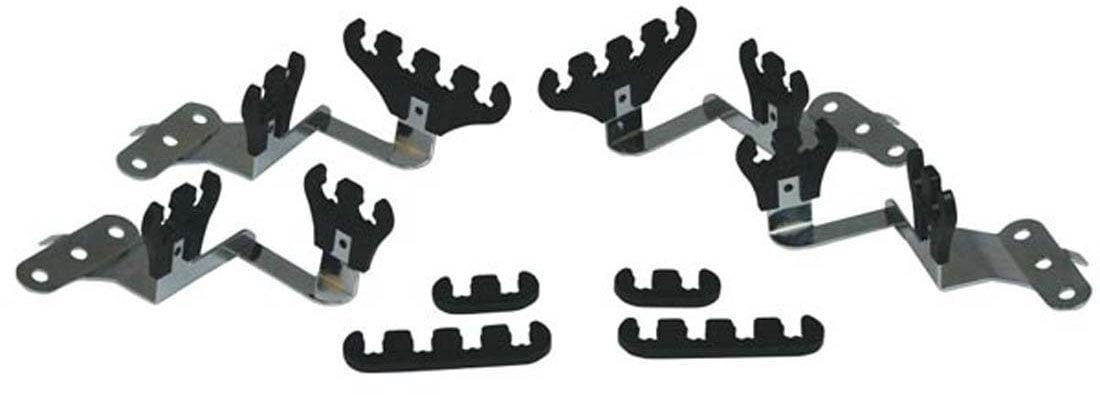 MOROSO Suit SB Chev With Center Bolt Valve Covers Moroso Spark Plug Lead Separators, 7-9mm, Black MO72143 SR