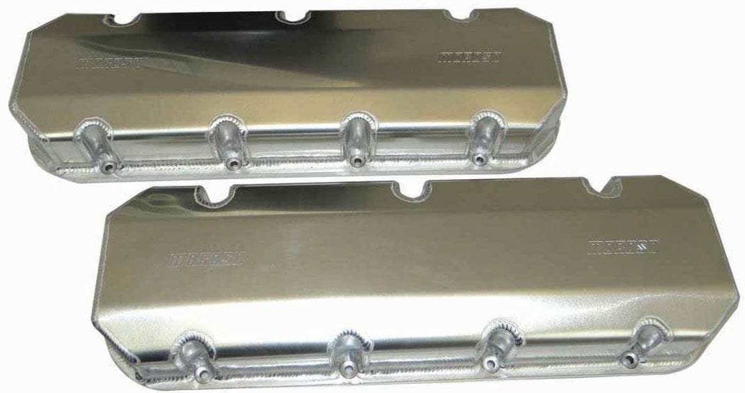 MOROSO With Billet 3/8" Rails & Steel Insters Suit BB Chev Moroso Fabricated Aluminium Valve Covers MO68345 SR