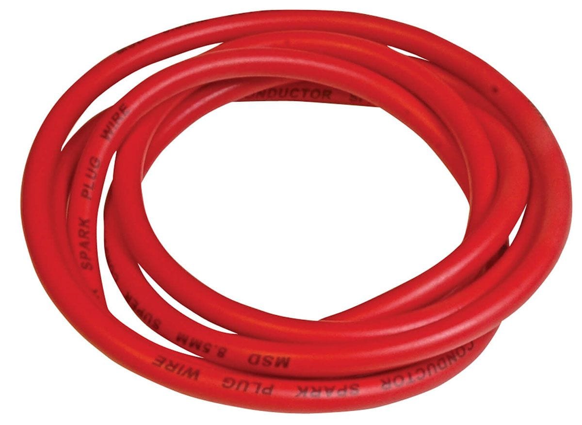 MSD 100ft roll, Red, 8.5mm MSD Bulk Super Conductor Ignition Lead MSD34049 SR