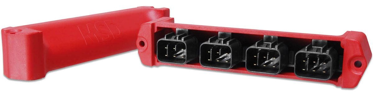 MSD 4-Connector CAN-Bus Hub MSD Power Grid Connector - Red MSD7740 SR