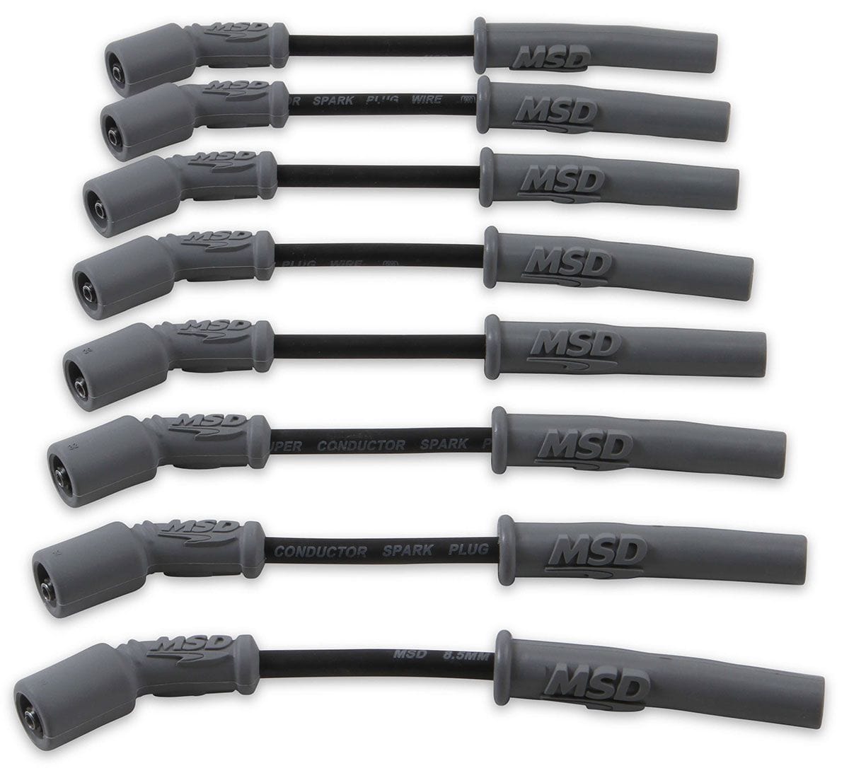 MSD 8.5mm, Black, Holden Commodore V8, LS1 MSD Super Conductor Spark Plug Lead Set MSD32813 SR