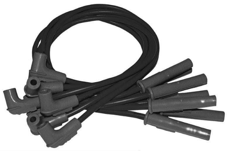 MSD 8.5mm, Black, Suit LS Series Engines With Coil Relocation MSD Super Conductor Spark Plug Lead Set MSD32073 SR