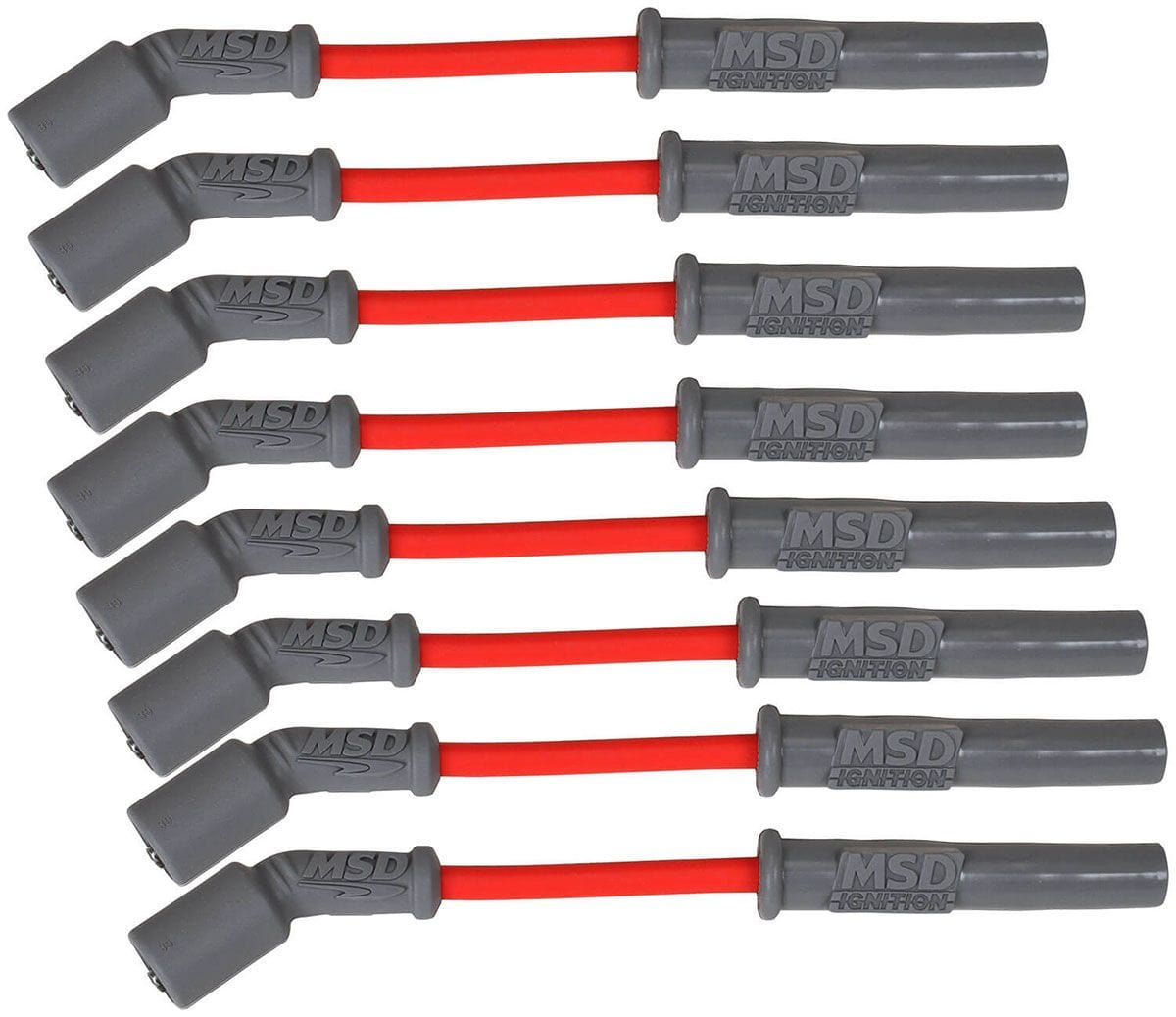 MSD 8.5mm, Red, Holden Commodore V8, LS1 MSD Super Conductor Spark Plug Lead Set MSD32819 SR