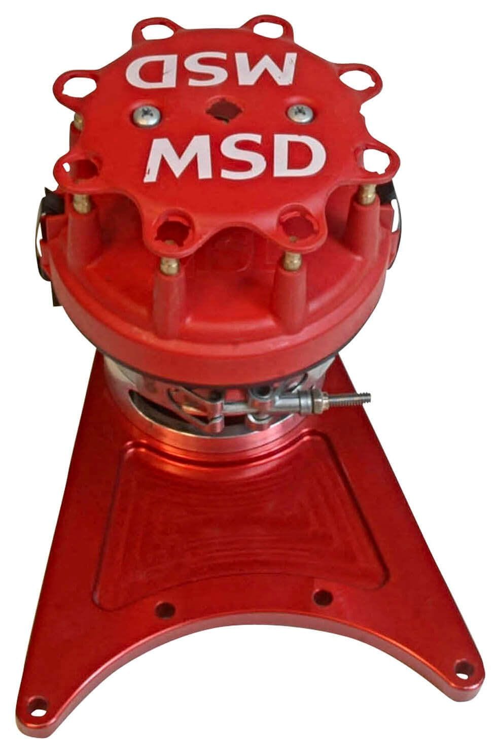 MSD Big Block Chevy, Magnetic Pick-up, Adjustable Belt Drive, MSD Pro-Billet Front Drive Distributor MSD8520 SR