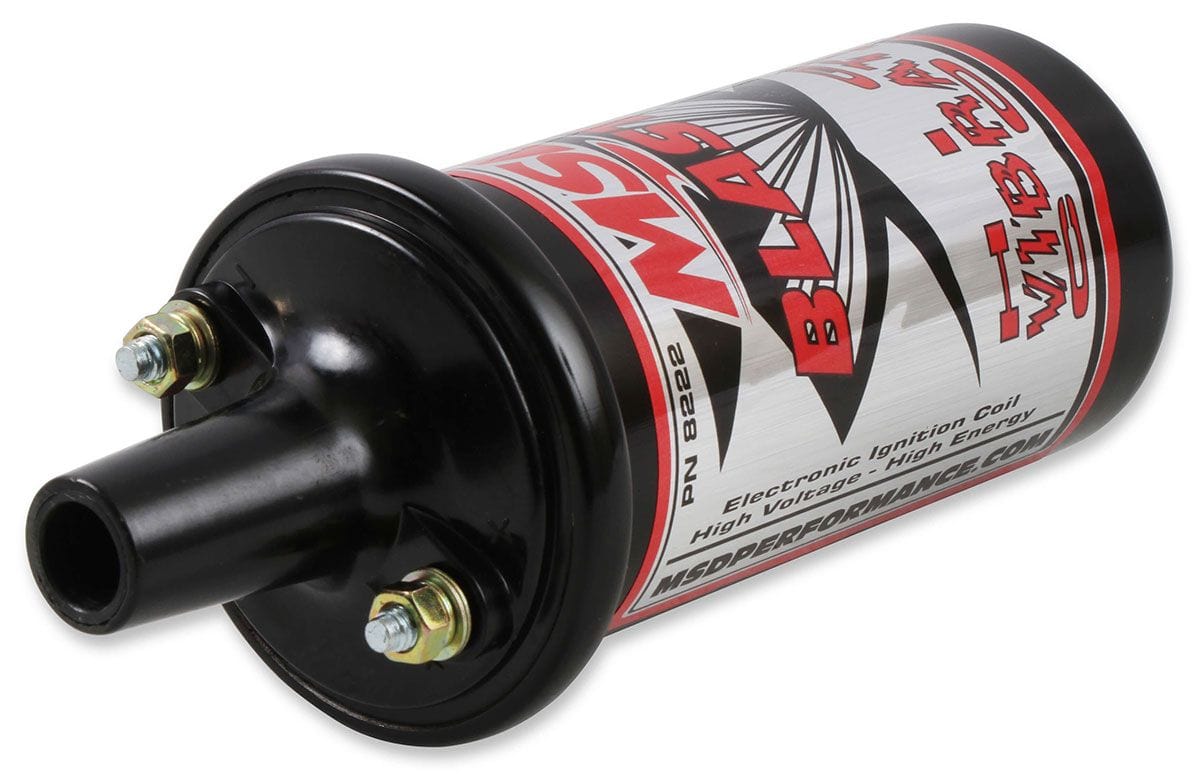 MSD Black, 45,000 volts MSD Blaster High Vibration Ignition Coil MSD8222 SR
