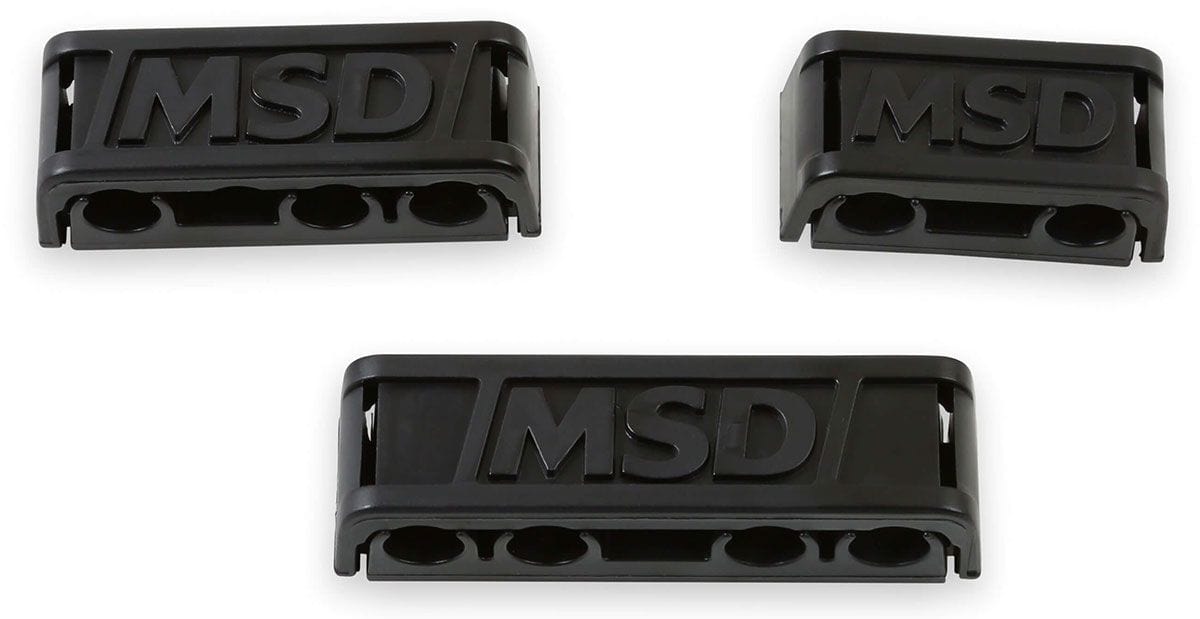 MSD Black, 7-9mm, Set of 8 MSD Pro-Clamp Ignition Lead Separators MSD8843 SR