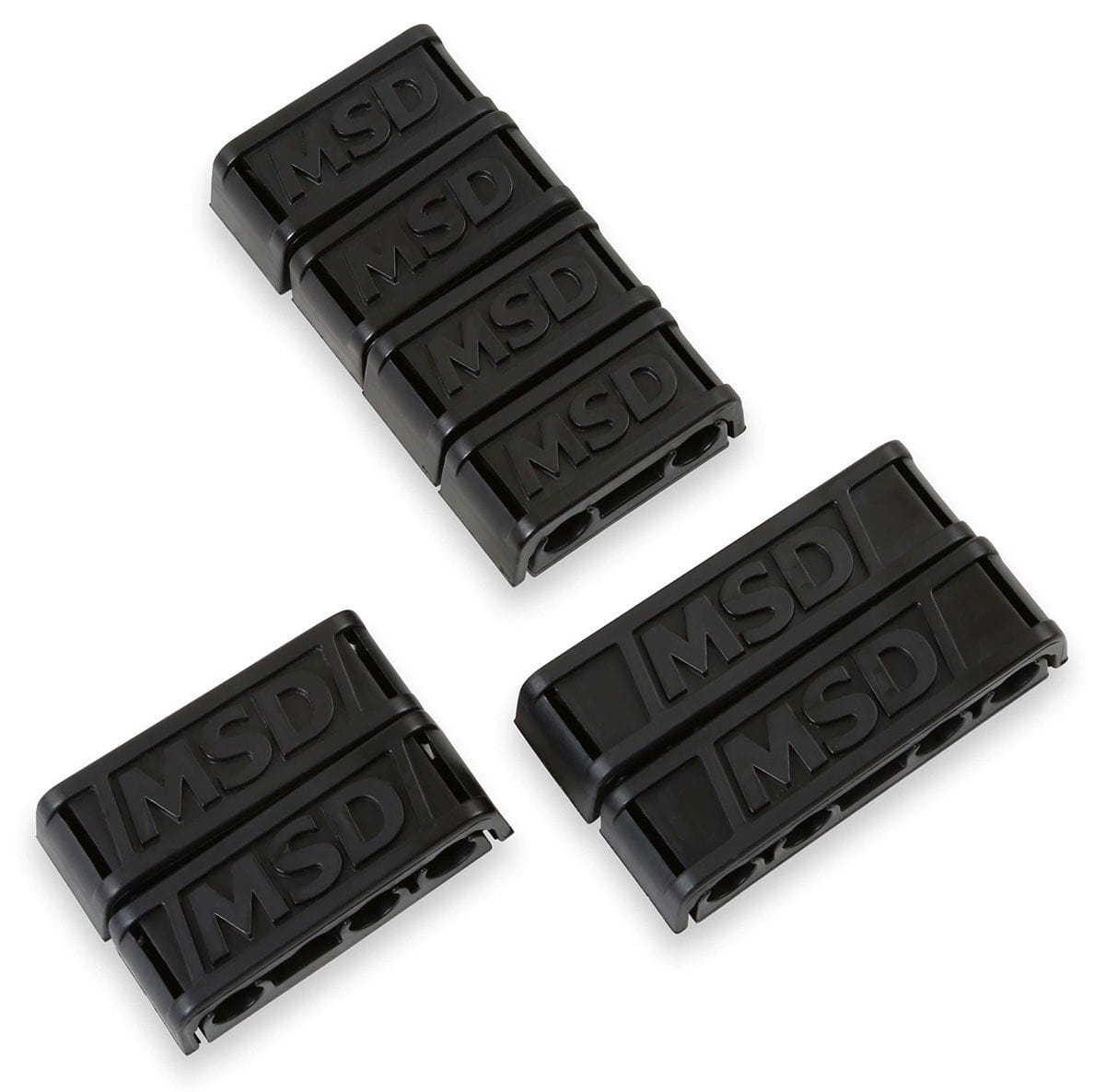 MSD Black, 7-9mm, Set of 8 MSD Pro-Clamp Ignition Lead Separators MSD8843 SR