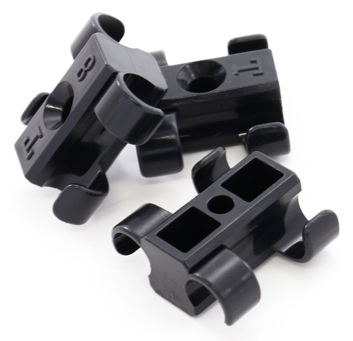 MSD Black, 8-8.5mm, Dual plug wires, Set of 16 MSD Pro-Clamp Ignition Lead Separators MSD8841 SR