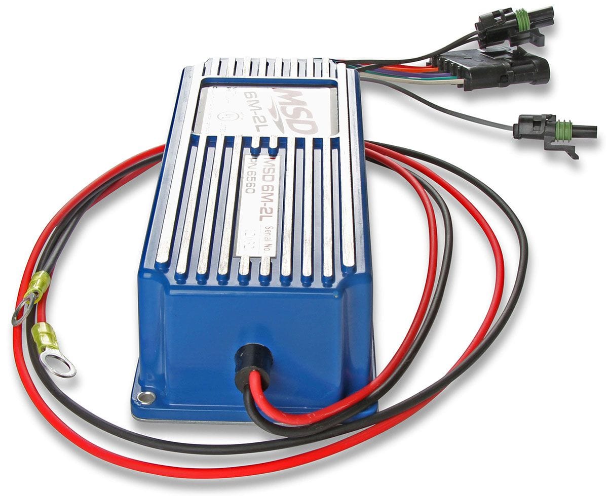 MSD Capacitive Discharge, Designed for Marine use, with Rev Limiter MSD 6M-2L Ignition Control Marine Ignition Control MSD6560 SR