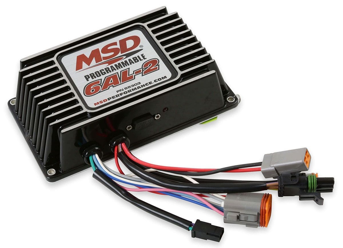MSD Digital, Capacitive Discharge, Rev-Limiter, Laptop Programmable Timin MSD Digital Programmable 6AL-2 - Black MSD65303 SR