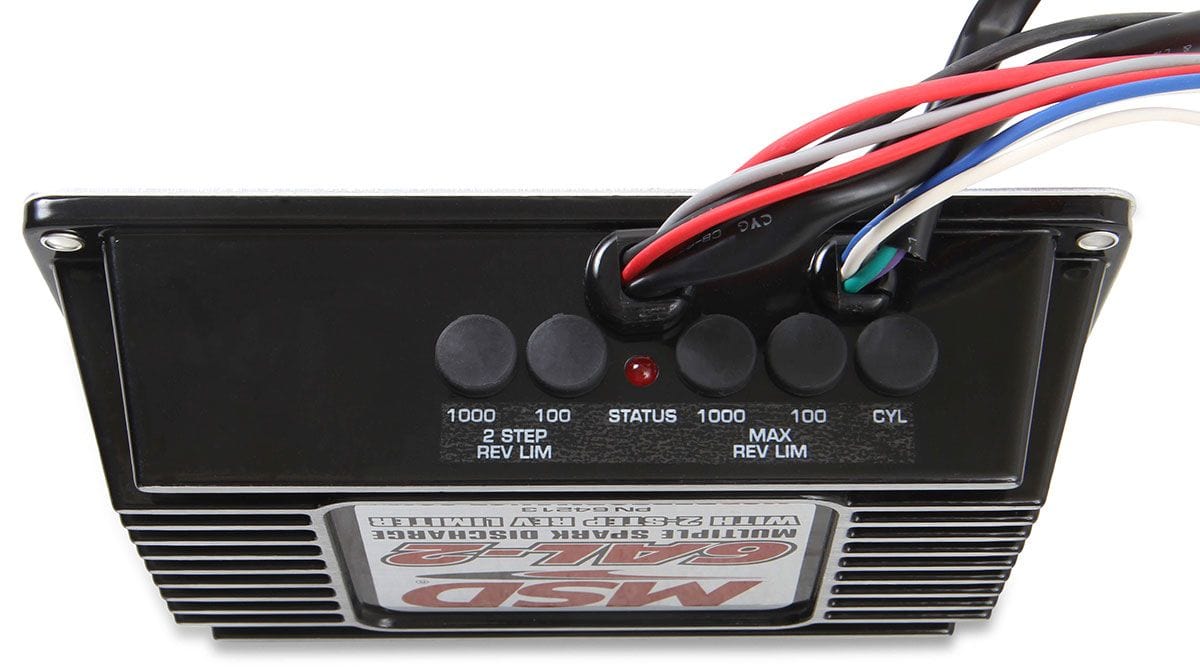 MSD Digital Capacitive Discharge with Rev-Limiter MSD 6AL-2 Ignition Control - Black MSD64213 SR
