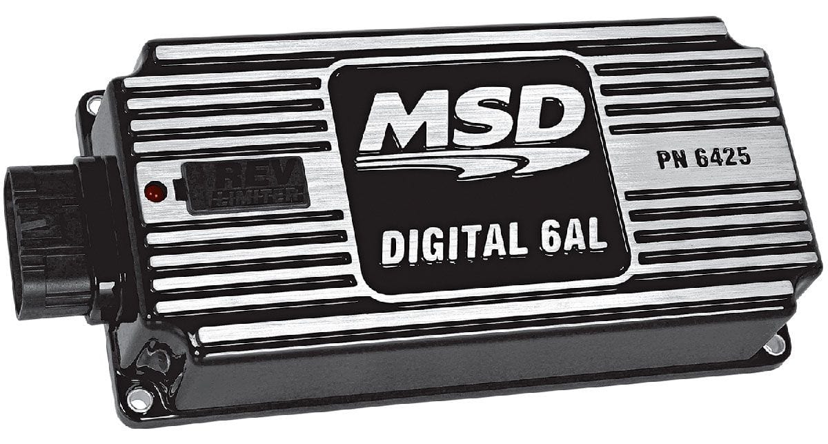 MSD Digital Capacitive Discharge With Rev Limiter MSD 6AL Ignition Control - Black MSD64253 SR
