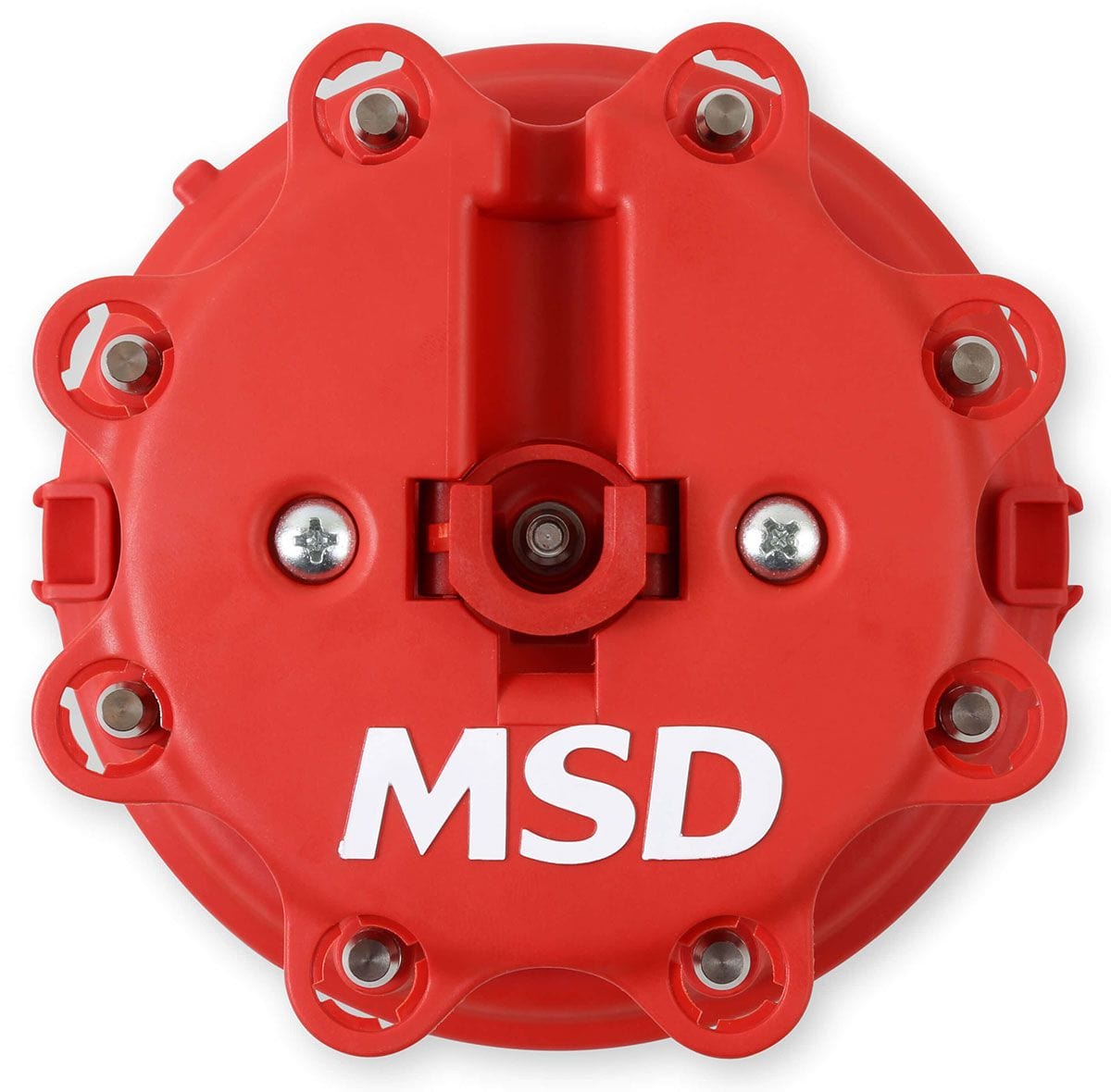 MSD For OEM Ford HEI 5.0L EFI 1986-98, Red MSD Distributor Cap and Rotor Kit MSD8482 SR
