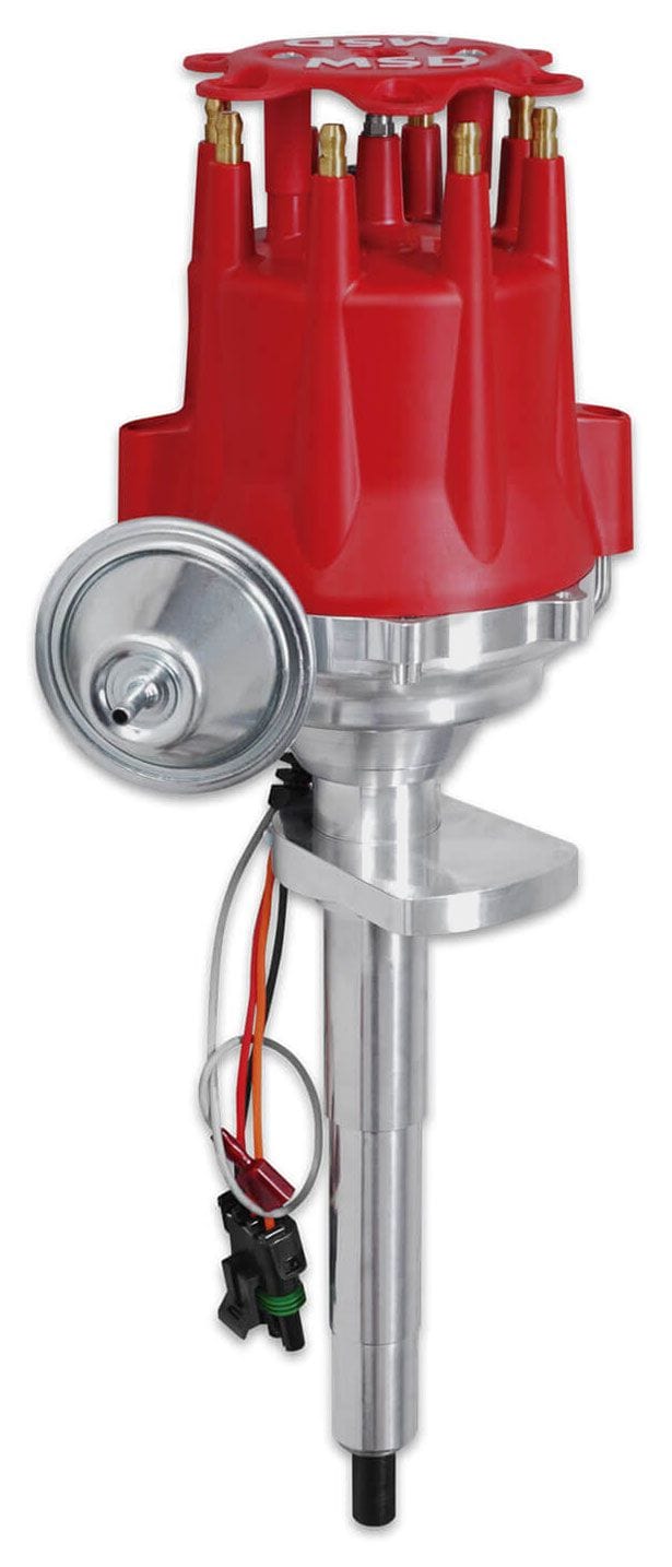 MSD Ford 1949-53 Flathead, Magnetic Trigger, Vacuum Advance, High Output MSD Pro-Billet Ready-To-Run Distributor MSD8573 SR