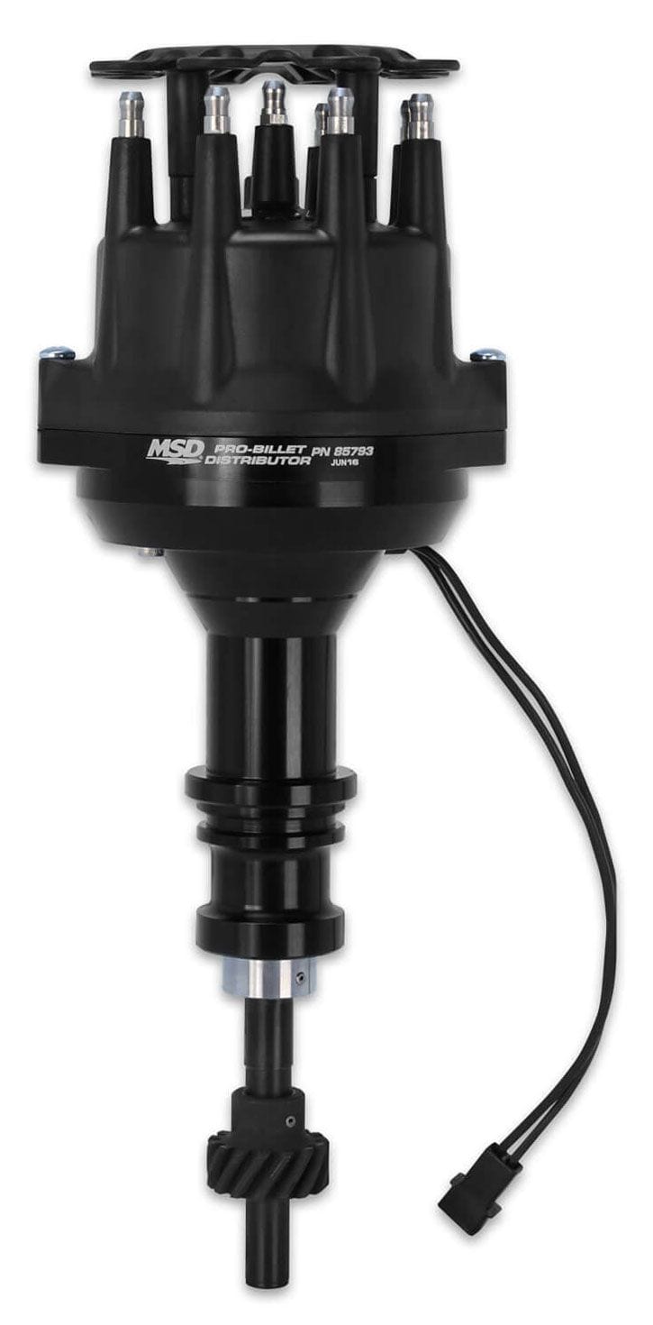 MSD Ford 289-302W, Small Base, Magnetic Trigger MSD Pro-Billet Distributor - Black MSD85793 SR