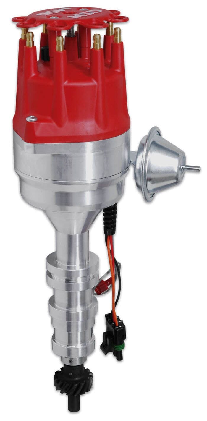 MSD Ford 332-428 FE, Magnetic Pickup, Vacuum Advance, High Output Module MSD Pro-Billet Ready-To-Run Distributor MSD8595 SR