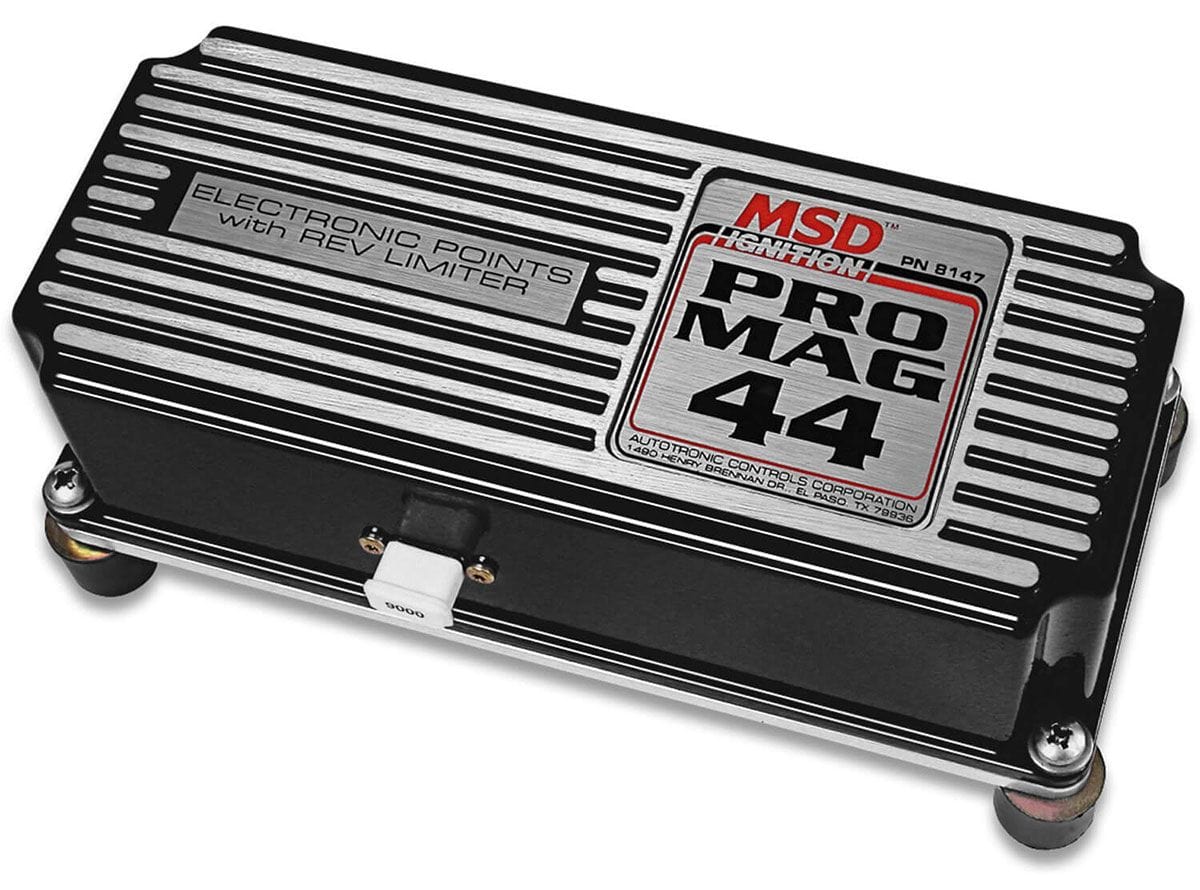 MSD Magneto Controller, Built-In Rev-Liniter MSD Pro Mag 44 Electronic Points Box - Black MSD81473 SR
