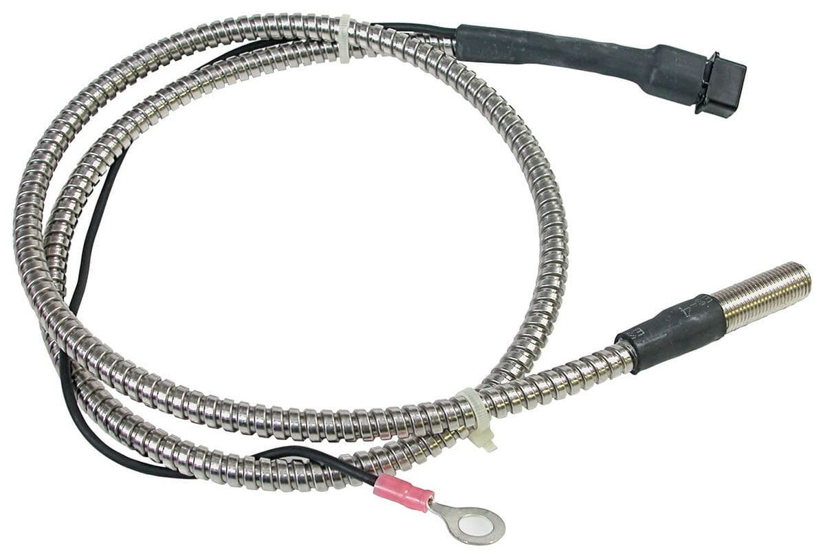 MSD Non-Magnetic, 3/8"-24 x 1-1/2" Thread, Braided 32" long MSD Crank Trigger Pickup MSD8154 SR
