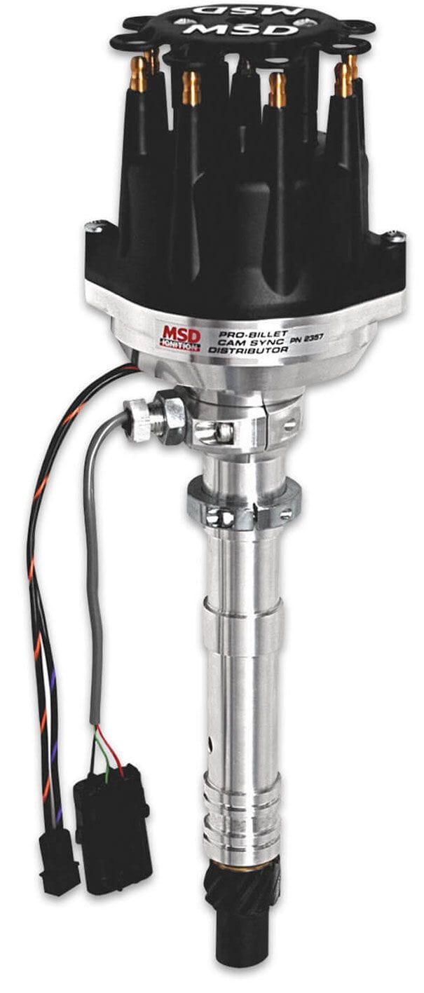 MSD Small/Big Block Chevy, Adjustable Pick-Up MSD Pro-Billet Cam Sync Distributor MSD2357 SR
