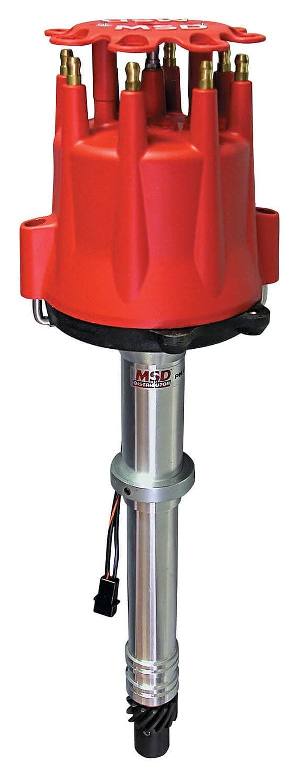 MSD Small/Big Block Chevy, Extra Tall, Adjustable Slip Collar, Magnetic T MSD Pro-Billet Distributor MSD8547 SR