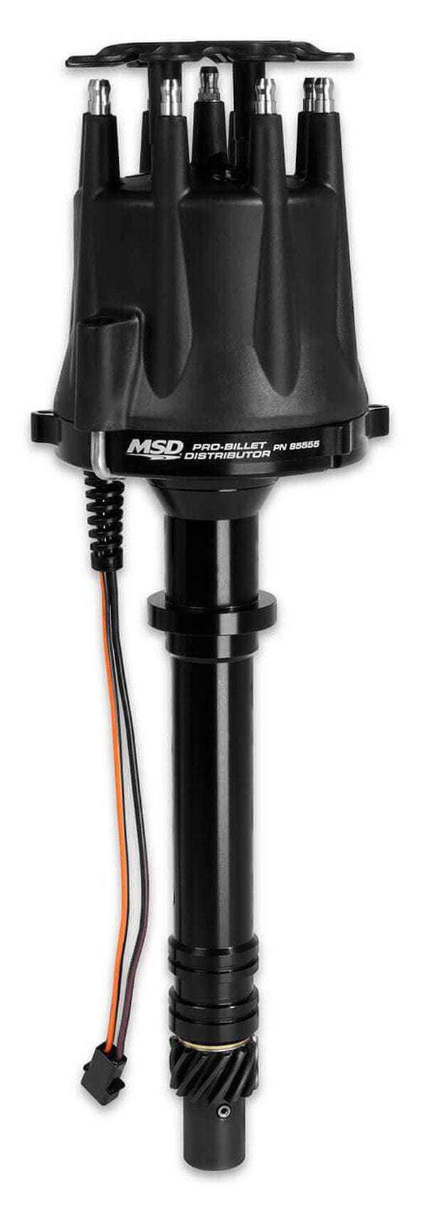 MSD Small/Big Block Chevy, Magnetic Trigger, Mechanical Advance MSD Pro-Billet Distributor - Black MSD85555 SR