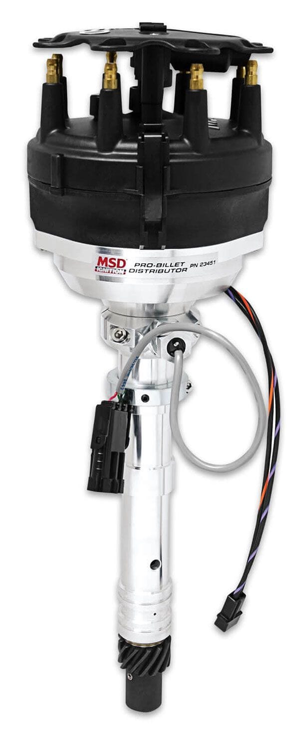 MSD Small/Big Block Chevy, Mechanical Advance MSD Pro-Billet Hall Effect Cam Sync Distributor MSD23451 SR
