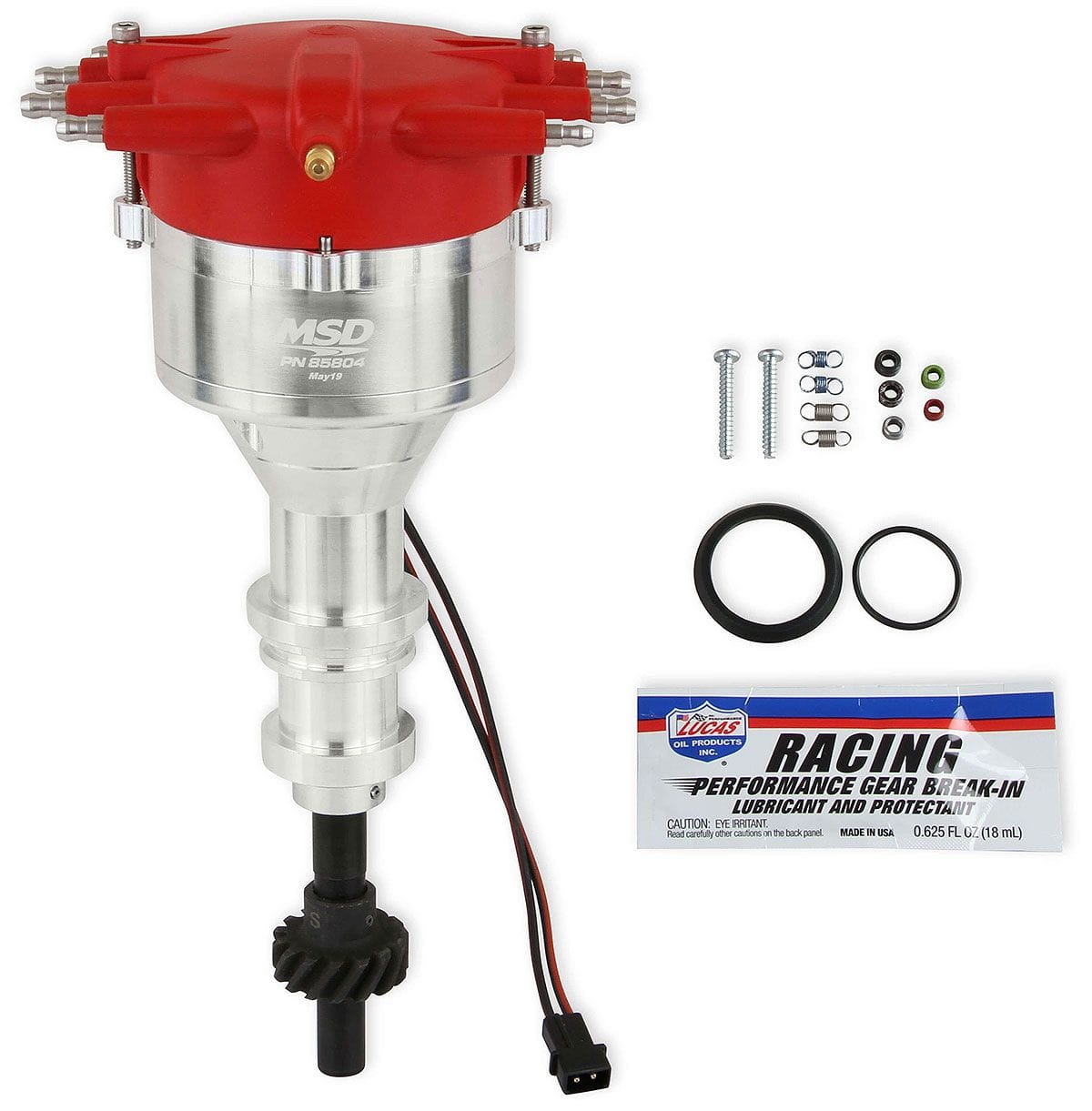 MSD Suit Ford 302-351 Cleveland & BB Ford 429-460 MSD Pro-Billet Crab Cap Distributor MSD85804 SR