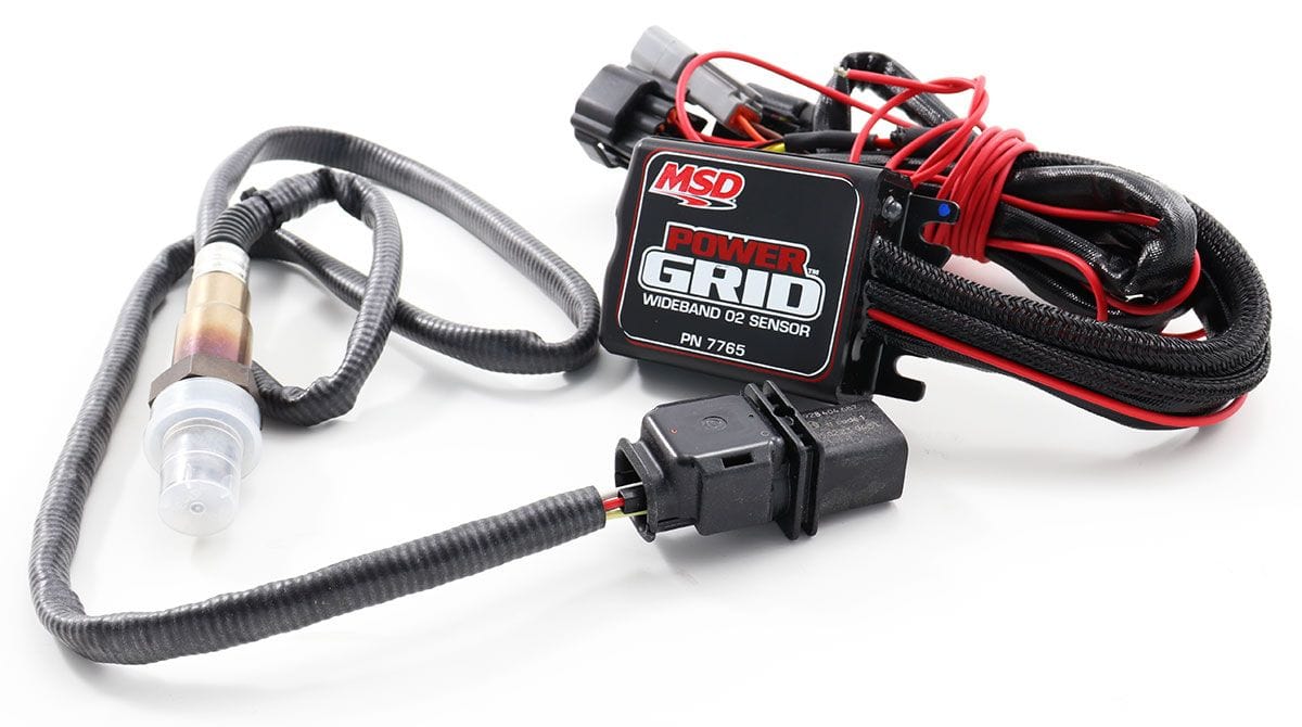 MSD Suit Gasoline, Methanol, Ethanol, E85, Propane & Diesel MSD Power Grid O2 Wide Band Sensor Kit MSD7765 SR