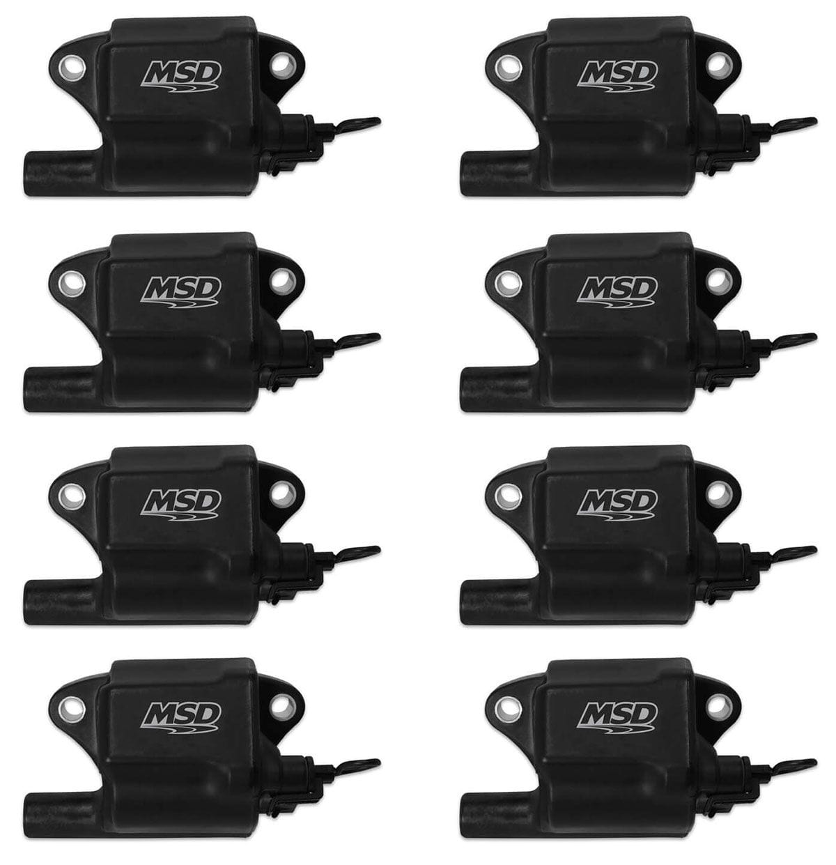 MSD Suit GM LS2/LS7 (Set Of 8) MSD Multiple Spark Coil Kit - Black MSD828783 SR