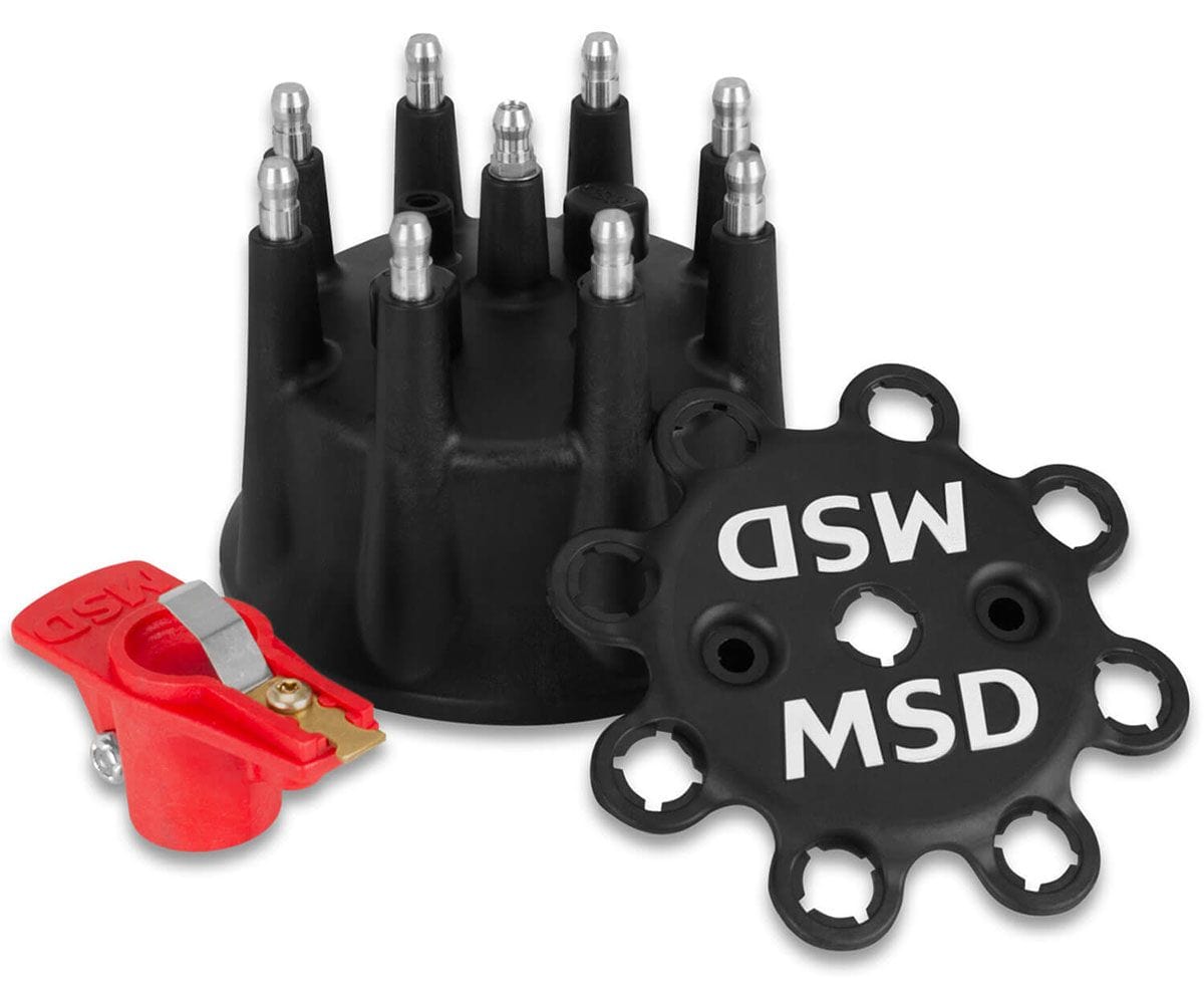 MSD Suit Pro Mag, Small Diameter MSD Cap & Rotor Kit - Black MSD79193 SR