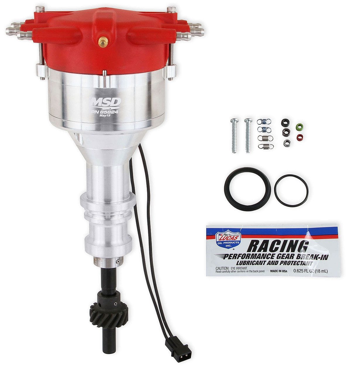 MSD Suit SB Ford 302-351 Windsor MSD Pro-Billet Crab Cap Distributor MSD85824 SR