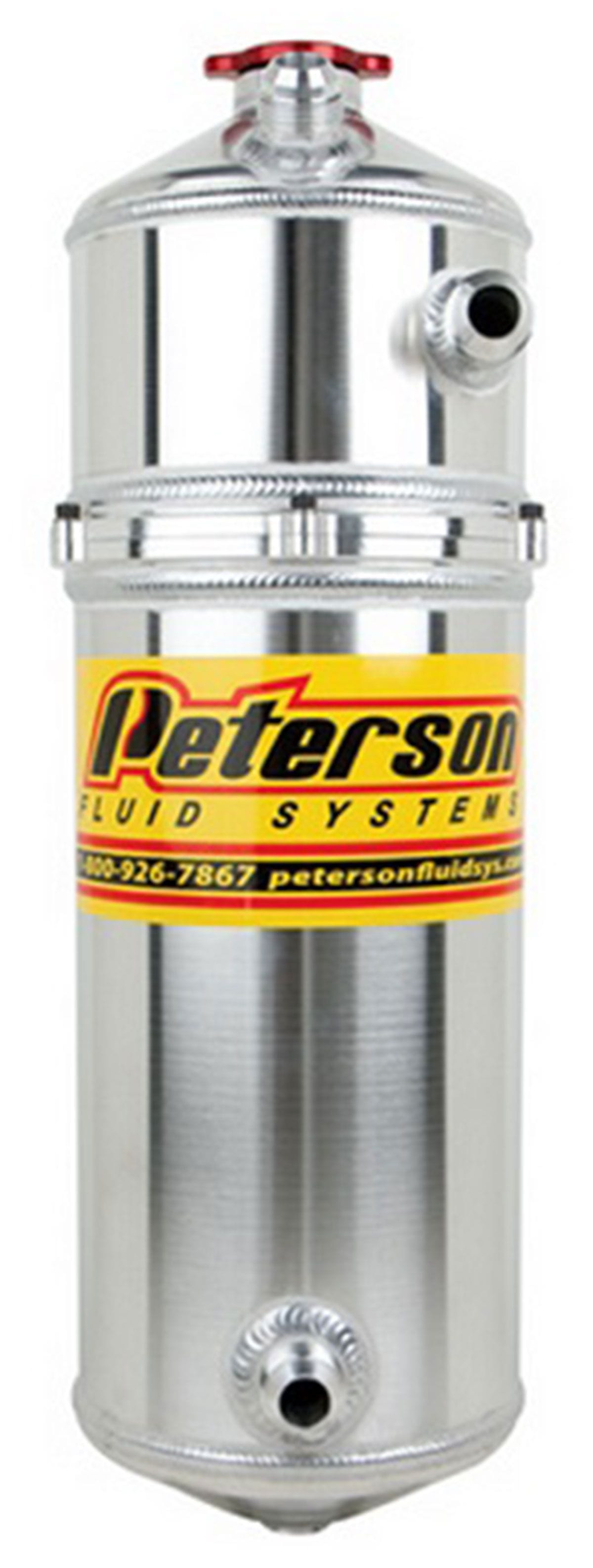 Peterson Fluid Systems 2.5 Gal (9.50 L), Dual Return Peterson Fluid Systems Sprint Car Dry Sump Oil Tank PFS08-0828 SR