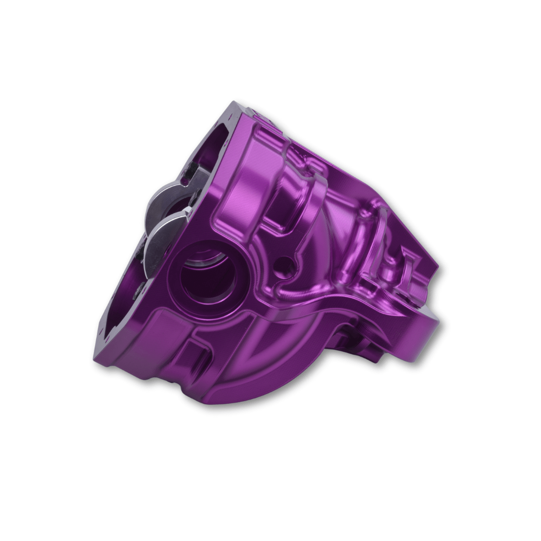 Platinum Racing Products Differential Billet 8.8" Housing Diff Hat / Purple 8.8" Rear Differential Billet Housing - Including Studs SR