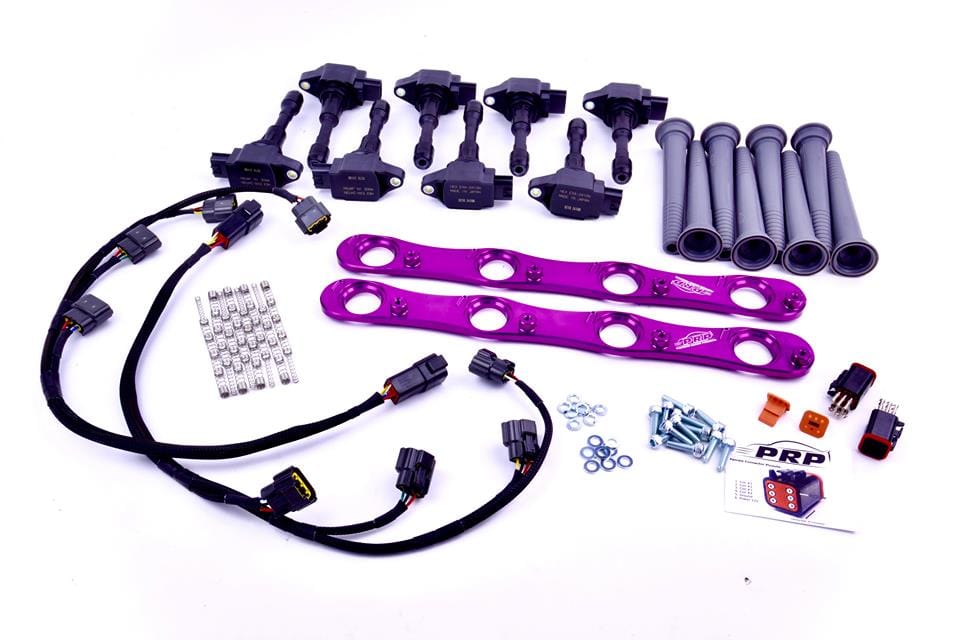Platinum Racing Products Ignition Coil Kit Black / Bracket, Coils, Stalks Toyota 1UZ Coil Kit SR