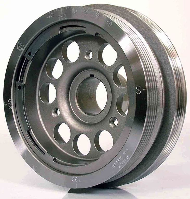 POWERBOND Suit Chev LS6 5.7L, LS2 6.0L, LS3 6.2L V8 (Neutral Balance) Powerbond Race Series Harmonic Balancer (Serpentine Belt) 10% Under Drive PBU1117-SS10 SR