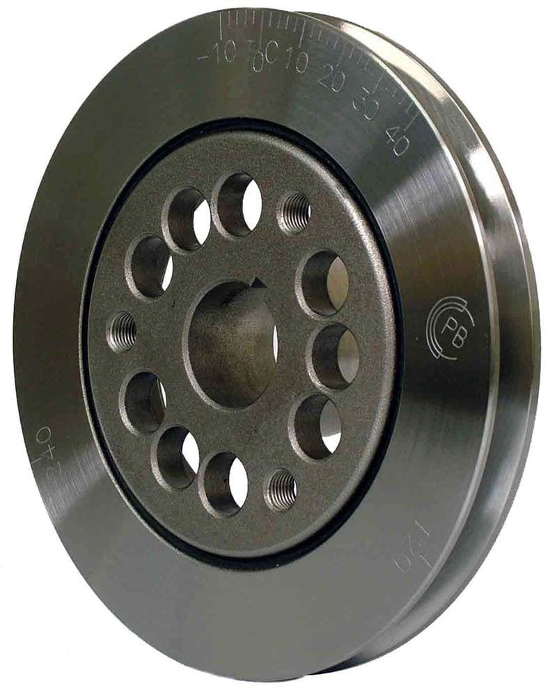 POWERBOND Suit Holden 149-202 Red 6 Cyl. (Neutral Balance) Powerbond Race Series 6.01" Harmonic Balancer PB17A-SS SR