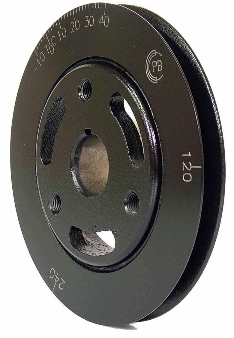 POWERBOND Suit Holden 149-202 Red 6 Cyl. (Neutral Balance) Powerbond Street Series 6.01" Harmonic Balancer PB17A-ST SR