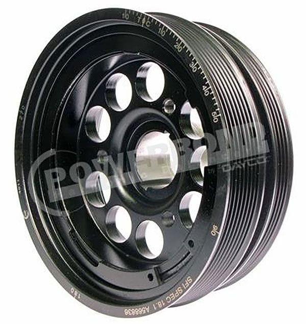 POWERBOND Suit Holden Commodore LS2/LS3/L76/L77/L98, Dual Keyway For Supercharg Powerbond Race Series Harmonic Balancer PB81117-SC SR