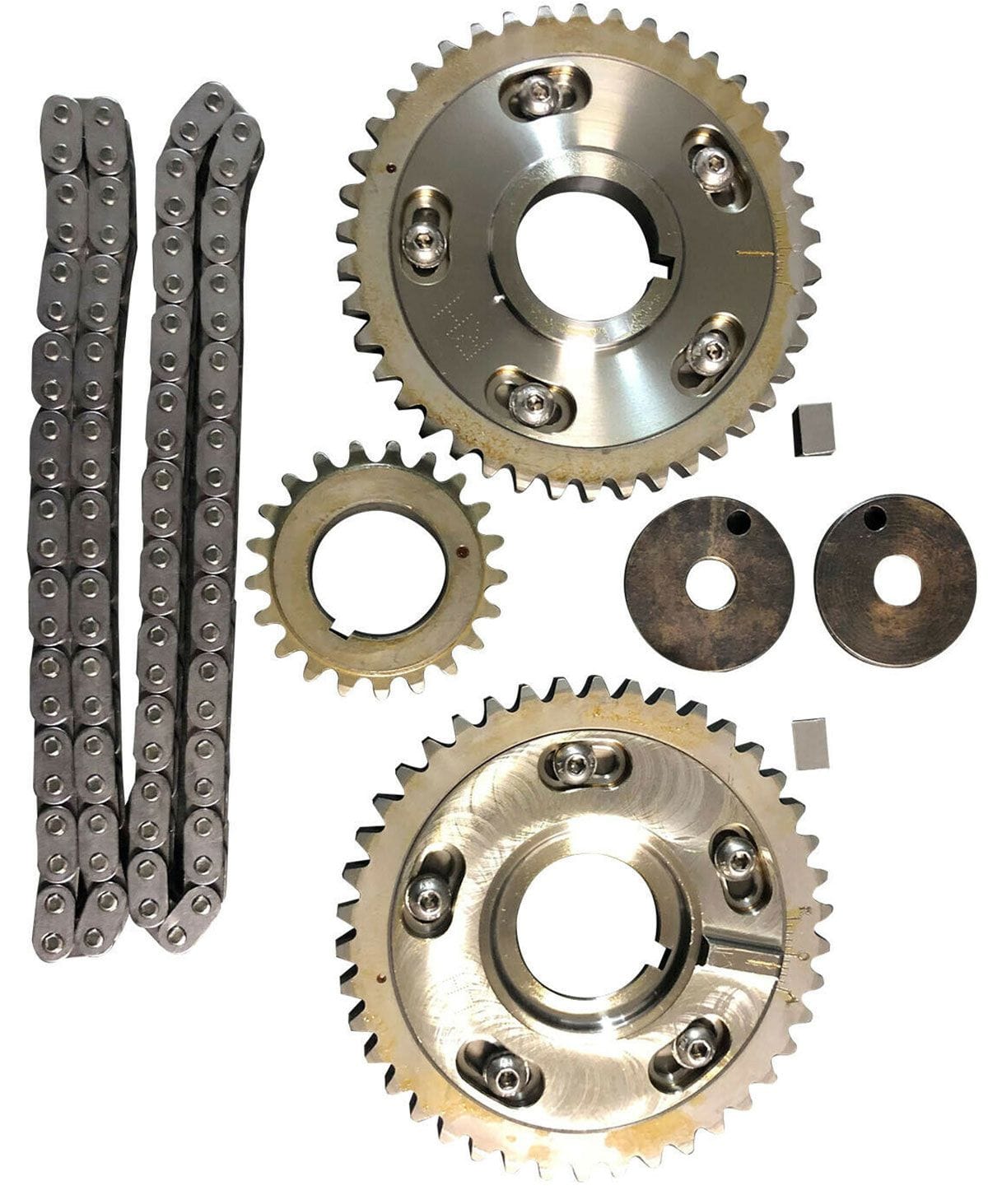 ROLLMASTER Suit Ford 5.4L Modular 4V 'Boss' V8 Rollmaster Vernier Adjustable D/R Timing Sprockets, Nitrided ROCS3260 SR