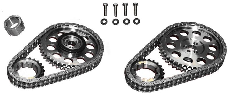 ROLLMASTER Suit LS1 & LS6, .005" Line Bore Rollmaster D/R Timing Chain Set With Torrington Bearing ROCS1136LB5 SR