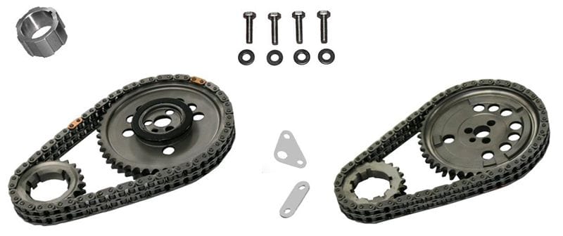 ROLLMASTER Suit LS7 3 Bolt, Raised Cam 0.388" Rollmaster Timing Chain Set Nitrided With Torrington Thrust Plate ROCS10040 SR