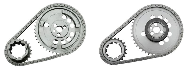 ROLLMASTER Suit LSA Double Row, 3-Bolt, 4-Trigger Rollmaster Timing Chain Set Nitrided With Torrington Thrust Plate ROCS10110 SR