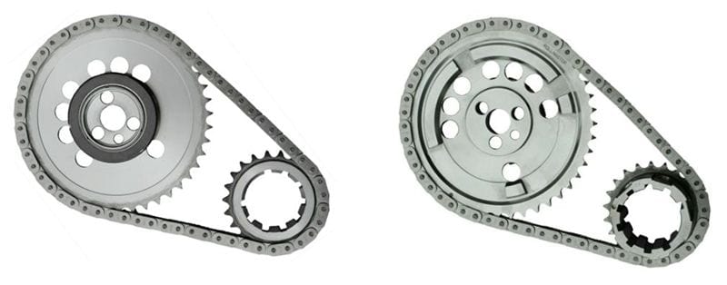 ROLLMASTER Suit LSA Single Row, 3-Bolt, 4-Trigger Rollmaster Timing Chain Set Nitrided With Torrington Thrust Plate ROCS10100 SR