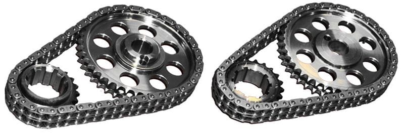 ROLLMASTER Suit SB Ford EFI 5.0L HO, Roller Cam Block Rollmaster D/R Timing Chain Set ROCS3040 SR