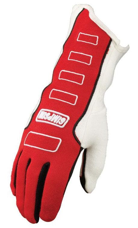 SIMPSON Medium, Red, SFI & FIA Approved Simpson Competitor Glove SI21300MR SR